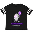 thumbnail image 3 of Inktastic I Support Alzheimer's Awareness Elephant with Balloon Boys or Girls Toddler T-Shirt, 3 of 5