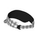 thumbnail image 2 of Fotbe Gray Checkboard Visera Deportiva con Diseño, Gorra Abierta Ajustable de Algodón para Mujer y Hombre, 2 of 7