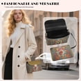 thumbnail image 3 of Pzuqiu Rooster Leather Crossbody Bags for Women Practical Vintage Women Leather Crossbody Bag with Chain Casual Lightness Trendy for Party and Special Occasions, 3 of 7