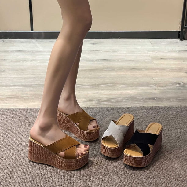 Chaussures Compensées Femme Noires Taille 38 Joia - Très Haut (>10 Cm), Neuves Avec Emballage
