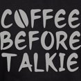 thumbnail image 3 of CafePress - Coffee Before Talkie Hoodie (Dark) - Pullover Hoodie, Classic, Comfortable Hooded Sweatshirt, 3 of 4