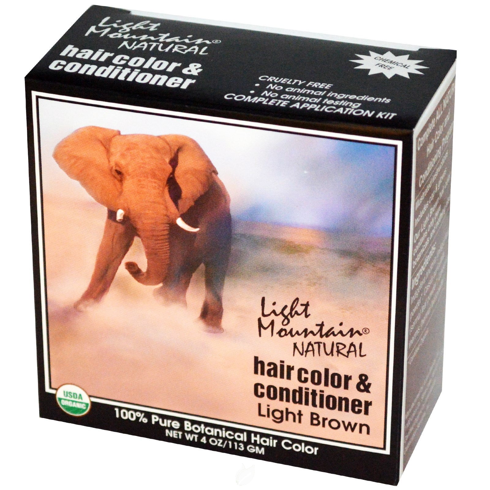 (2 Pack) Light Mountain Henna Haircolor BrownLight 4 Ounce Walmart