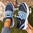 thumbnail image 2 of DXOUPM Chaussures de Marche pour Femmes Bout Rond à Enfiler Chaussures de Marche pour Dames Espadrilles Décontractées Légères, 2 of 3