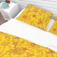 thumbnail image 4 of Designart 'Colorful Botanic Texture' Bohemian & Eclectic Duvet Cover Set, 4 of 4