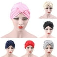 thumbnail image 1 of Fashion Ladies Soft Elastic Turban Hijab Head Wrap Chemo Cancer Indian Style Hat, 1 of 7