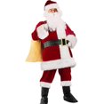 thumbnail image 1 of 1 XXL Disfraz navideño de Papá Noel Disfraz de Papá Noel Adultos Hombre Disfraz de Papá Noel para Hombre Mujer Traje de Papá Noel, 1 of 4