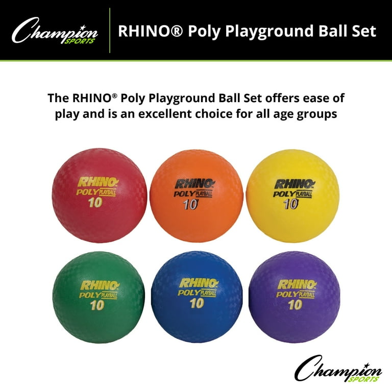 Rhino Playground Ball Set, 10