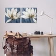thumbnail image 3 of Stupell Industries Transitional Traditional Floral Falling Petals 2pc Canvas Art Set, 17 x 17 each, by Carol Robinson, 3 of 8