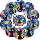 thumbnail image 1 of Juego de posavasos Diamond Art DOZEEZOP Cat con soporte, 10 unidades, 1 of 9
