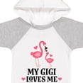 thumbnail image 4 of Inktastic My Gigi Loves Me Flamingo Girls Baby Bodysuit, 4 of 5