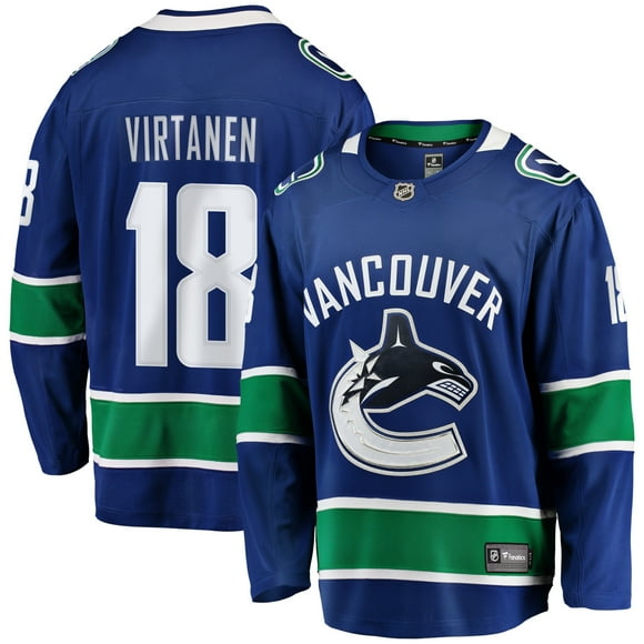 Jake Virtanen Vancouver Canucks NHL Fanatics Breakaway Home Jersey