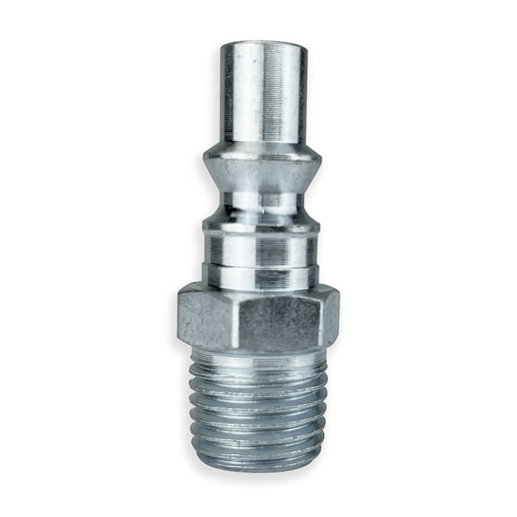 Rema ARO Style 1/4 in NPT Male Coupler Nipple for Shop Air Line Hose Tools