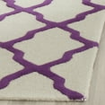 thumbnail image 3 of SAFAVIEH Cambridge Liam Geometric Wool Area Rug, Ivory/Purple, 5' x 8', 3 of 6