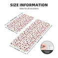 thumbnail image 2 of Bingfone 2 Pcs Kitchen Rugs and Mats,Cushioned Anti-Fatigue Floor Mat,PVC Non-Slip Kitchen Rug Set for Kitchen,Laundry Room,Sink 17"x47"+17"x29" - Halloween, 2 of 6