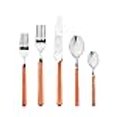 thumbnail image 3 of Mepra 10F722005 Stainless Steel Fantasia Place Set, Carrot - 5 Piece, 3 of 4
