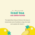 thumbnail image 5 of AriZona Iced Tea with Lemon Flavor, Caffeinated Black Tea Variety, 128 fl oz Gallon, 5 of 8