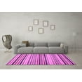 thumbnail image 3 of Ahgly Company Indoor Square Oriental Purple Modern Area Rugs, 8' Square, 3 of 4