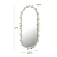 thumbnail image 6 of TOV Furniture Bubbles Ivory Large Oval Wall Mirror, 6 of 7
