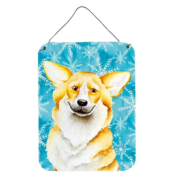Corgi Winter Wall or Door Hanging Prints
