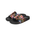 thumbnail image 5 of Women Floral Embroidered Open Toe Molded Footbed Slide HH00, 5 of 6