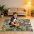 thumbnail image 6 of Baby Crawling Mat for Indoor Use Polyester Play Area Rug Rectangular Children Carpet Soft Washable Floor Mat for Toddlers and Kids Idea, 6 of 9