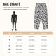 thumbnail image 3 of Balery Black White Halloween Pantalones de pijama para mujer, pijamas ultraligeros, pantalones de estar por casa-Large, 3 of 6