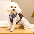thumbnail image 3 of MoNiBloom No Pull Mesh Dog Harness for Small Dogs, Reflective Vest Pet Harness with Control Handle, Pink S, 3 of 9