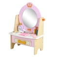 thumbnail image 2 of Mesa de maquillaje de simulación Montessori, mesa de tocador de princesa con accesorios de maquillaje, 2 of 9