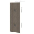 thumbnail image 2 of Bestar Cielo 4 Door Set for 29.5" Storage Unit in Bark Gray, 2 of 2