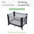 thumbnail image 2 of Joey + Joan Pack and Play Sheets Fitted – Compatible with Graco Pack n Play Playard Crib and Other 27 x 39 Inch Playpen Mattress – Farm Animals (2 Pack), 2 of 4