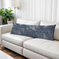 thumbnail image 2 of Boho Blue Body Pillow Covers 20"x60", Vintage Ethnic Modern Geometric Abstract Soft Brushed Microfiber Breathable Throw Pillow Covers, Pillowcase with Zipper for Couch Sofa Bedroom Living Room, 2 of 9