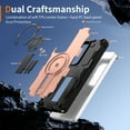thumbnail image 5 of Dteck Magnetic for Samsung Galaxy S25 Ultra Case, Compatible with MagSafe, Military Grade Dropproof with Invisible Stand Dual Layer Shockproof Phone Cover for S25 Ultra 6.9",Rosegold, 5 of 7