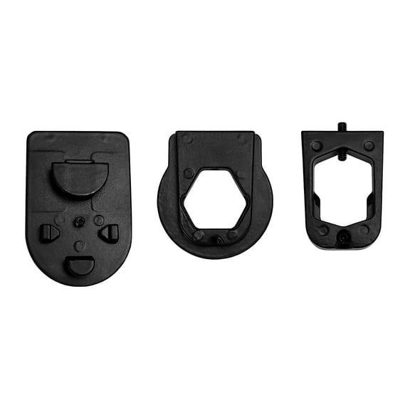 Master Tailgaters Rear View Mirror 3 Metal Bracket Adapters for Volkswagen, Audi, Dodge, Ford, Honda