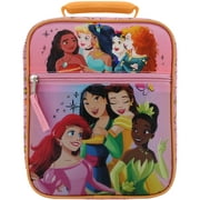 Disney Kid's Princess Insulated Reusable Lunch Bag for Girls