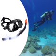 thumbnail image 4 of de Snorkel de Buceo de Buceo Conjuntos de Engranajes de Snorkel Seco Negro shamjiam Equipo de snorkel seco, 4 of 9