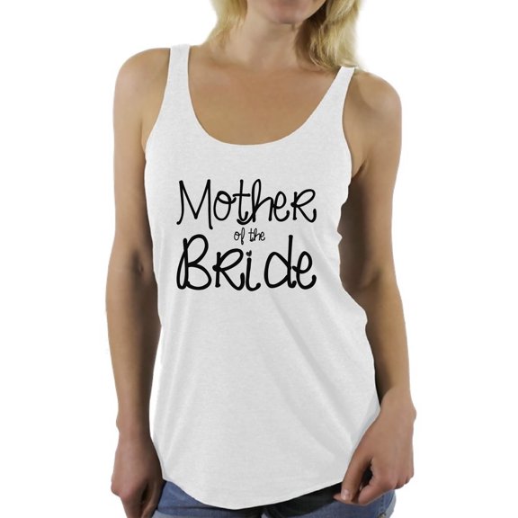 Awkward Styles Women's Mother Of The Bride Cool Graphic Racerback Tank Tops Party Bridal Shower Gift