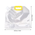 thumbnail image 4 of Bolsa de almacenamiento sellada de granos, bolsa de almacenamiento de granos transparente reutilizable para cereales de arroz, harina y nueces, 5 uds., 4 of 8
