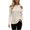 Beige, variant on Ke1Clo Cold Shoulder Tops for Women Long Sleeve Round Neck Slim Fit Casual Sweater Fall Winter Fashion Solid Soft Comfy Pullover Beige L