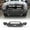 Front Bumper & Side Wings(B) & Bull Bar & Winch Plate, variant on Front Bumper for 2011-2016 Ford F-250/F-350 with Side Wings(A) & Winch Plate,Heavy Duty Steel Front Bumper with 2 D-Rings