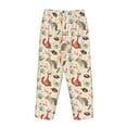 thumbnail image 3 of Lsque Autumn Forest Animals Print Women's Pajama Pants, Lounge Pant - Comfortable Home Wear,Elastic Waistband, Stylish Design-Large, 3 of 9