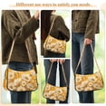 thumbnail image 5 of Ryvnso Daisy Floral Womens Chain Shoulder Bag Tote Handbags Clutch Hobo Purse with Zipper for Travel, 5 of 7