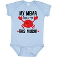 thumbnail image 3 of Inktastic My Mema Loves Me Grandson Boys or Girls Baby Bodysuit, 3 of 5