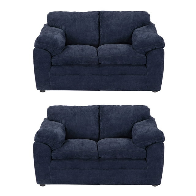 Sala 2-2 TRINITY Aston ( 2 piezas Love Seat ) Azul Soho Para Sala