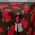 thumbnail image 4 of Cherry Dog Crate Cover, Summer Time Illustration of Repeating Fruit Motifs Ripe and Refreshing, Easy to Use Pet Kennel Cover Small Dogs Puppies Kittens, 7 Sizes, Dark Brown Dark Pink, by Ambesonne, 4 of 6