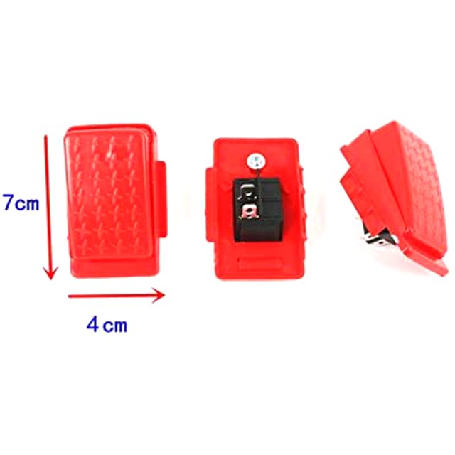 6V/12V Kids Ride On Car Wheels Power Accelerator Foot Pedal Switch Reset-Control
