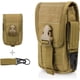 thumbnail image 1 of Bolsa táctica para teléfono inteligente (caqui) Bolsa EDC con soporte para teléfono, 1 of 5