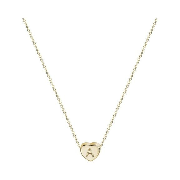 Fmlxio Silver Necklace for Women Fashion Women Gift 26 English Letter Name Chain Pendant Necklaces Jewelry on Clearance