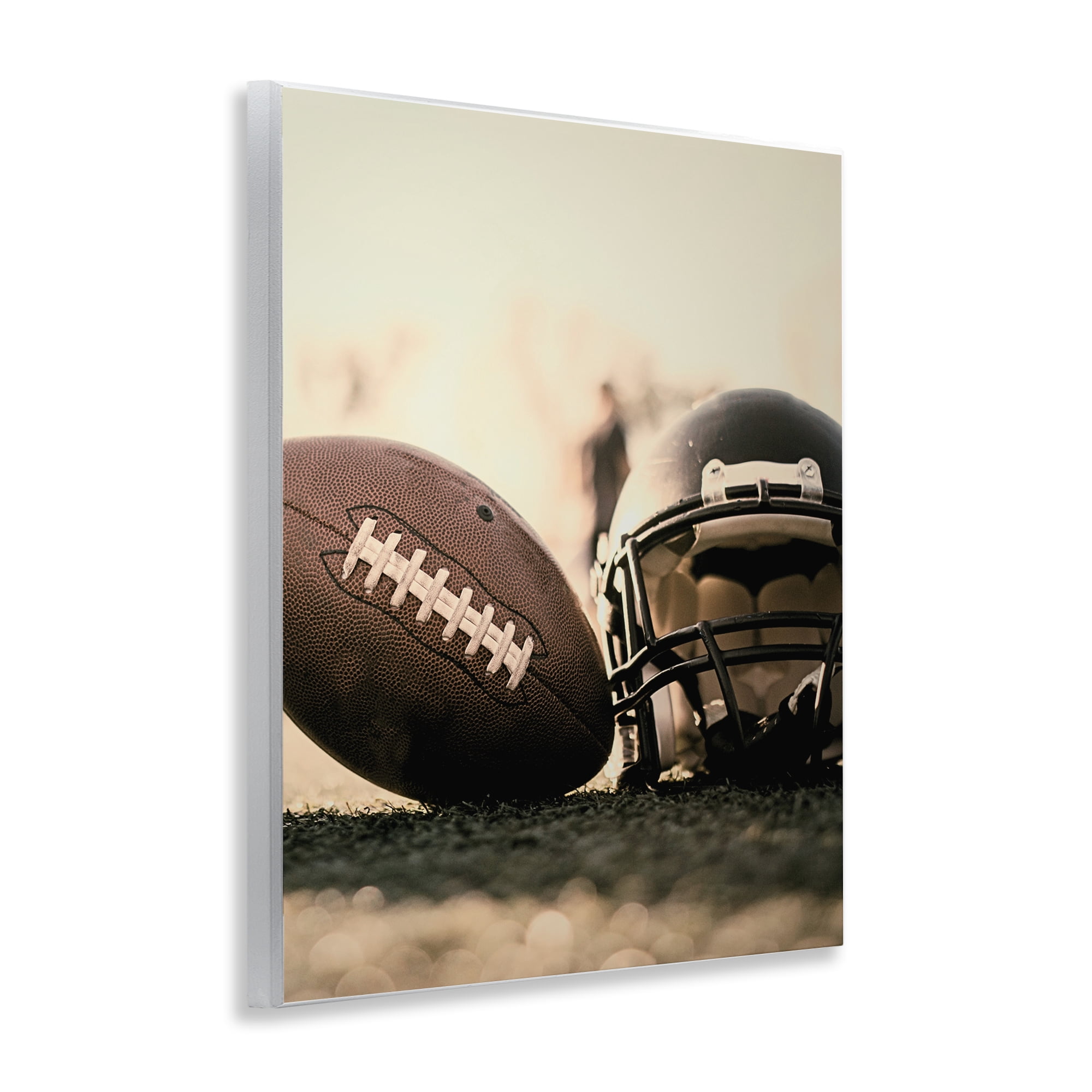 Stupell Industries Football Stand Alone Wall Plaque Art, design by Jesse Keith
