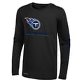 thumbnail image 2 of Men's Black Tennessee Titans Agility Long Sleeve T-Shirt, 2 of 3