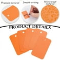 thumbnail image 6 of 200Pcs Plastic Shipping Tags Waterproof Hang Tags Bulk 1.18x1.97in Dark Orange Writable Marker Hanging Sign Blank Storage Tag Labels for Keys Luggage Logistic Retail Inventory Labeling School, 6 of 9